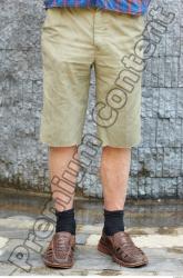 Leg Man White Casual Shorts Slim